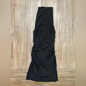 Pull&Bear Backless Ruched Halter Dress